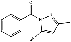 Methanone, (5-amino-3-methyl-1H-pyrazol-1-yl)phenyl- Structure