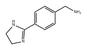 Benzenemethanamine, 4-(4,5-dihydro-1H-imidazol-2-yl)- Structure