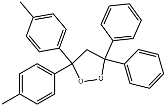 3,3-Bis(4-methylphenyl)-5,5-diphenyl-1,2-dioxolane Structure