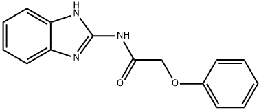 Acetamide, N-1H-benzimidazol-2-yl-2-phenoxy- Structure