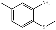 Benzenamine, 5-methyl-2-(methylthio)- Structure