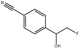 4-(2-fluoro-1-hydroxyethyl)benzonitrile 구조식 이미지