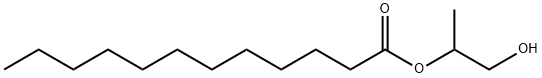 Lauric acid 2-hydroxy-1-methylethyl ester Structure
