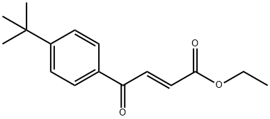 2-Butenoic acid, 4-[4-(1,1-dimethylethyl)phenyl]-4-oxo-, ethyl ester, (2E)- 구조식 이미지
