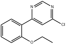 4-chloro-6-(2-ethoxyphenyl)pyrimidine Structure