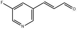 (2E)-3-(5-Fluoro-3-pyridinyl)-2-propenal 구조식 이미지