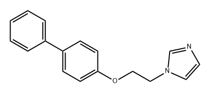 1H-Imidazole, 1-[2-([1,1'-biphenyl]-4-yloxy)ethyl]- Structure