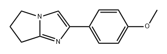 5H-Pyrrolo[1,2-a]imidazole, 6,7-dihydro-2-(4-methoxyphenyl)- 구조식 이미지