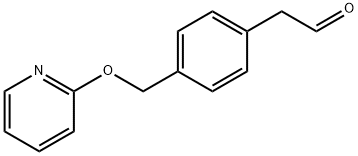 Benzeneacetaldehyde, 4-[(2-pyridinyloxy)methyl]- Structure