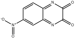 2,3-Quinoxalinedione, 6-nitro- 구조식 이미지