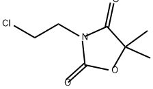 2,4-Oxazolidinedione, 3-(2-chloroethyl)-5,5-dimethyl- Structure