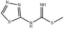 Methyl 1,3,4-thiadiazol-2-ylcarbamimidothioate Structure