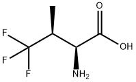 L-Valine, 4,4,4-trifluoro-, (3S)- Structure
