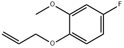 Benzene, 4-fluoro-2-methoxy-1-(2-propen-1-yloxy)- Structure