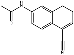 Acetamide, N-(5-cyano-7,8-dihydro-2-naphthalenyl)- 구조식 이미지