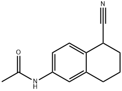 Acetamide, N-(5-cyano-5,6,7,8-tetrahydro-2-naphthalenyl)- 구조식 이미지