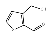 2-Thiophenecarboxaldehyde, 3-(hydroxymethyl)- Structure