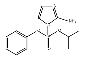 Phosphonic acid, (5-amino-1H-1,2,4-triazol-1-yl)-, 1-methylethyl phenyl ester (9CI) Structure