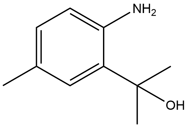 Benzenemethanol, 2-amino-α,α,5-trimethyl- 구조식 이미지