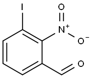 Benzaldehyde, 3-iodo-2-nitro- Structure