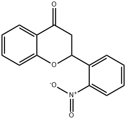 2-(2-Nitrophenyl)chroman-4-one Structure