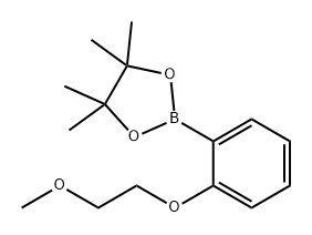 1,3,2-Dioxaborolane, 2-[2-(2-methoxyethoxy)phenyl]-4,4,5,5-tetramethyl- Structure