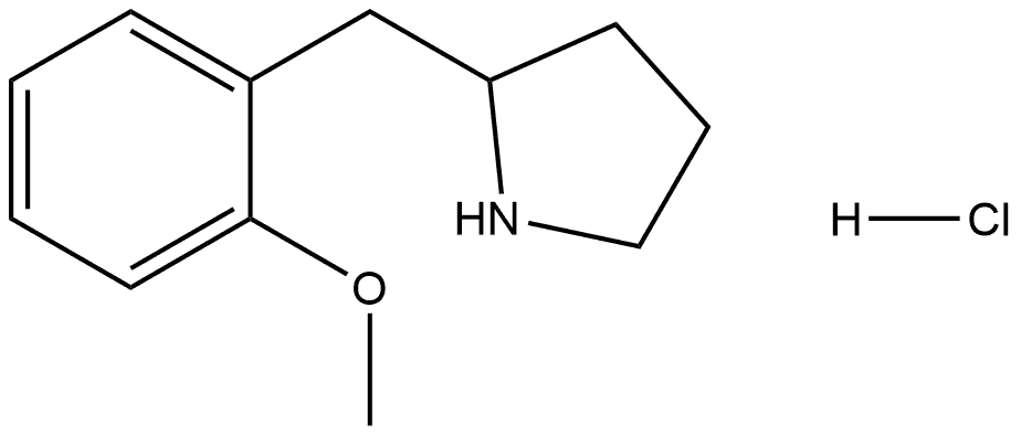 2-(2-Methoxybenzyl)-pyrrolidine HCl Structure