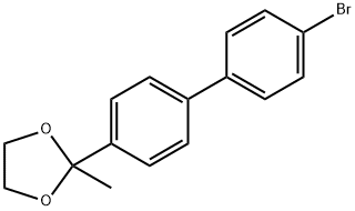 2-(4'-bromo-[1,1'-biphenyl]-4-yl)-2-methyl-1,3-dioxolane Structure