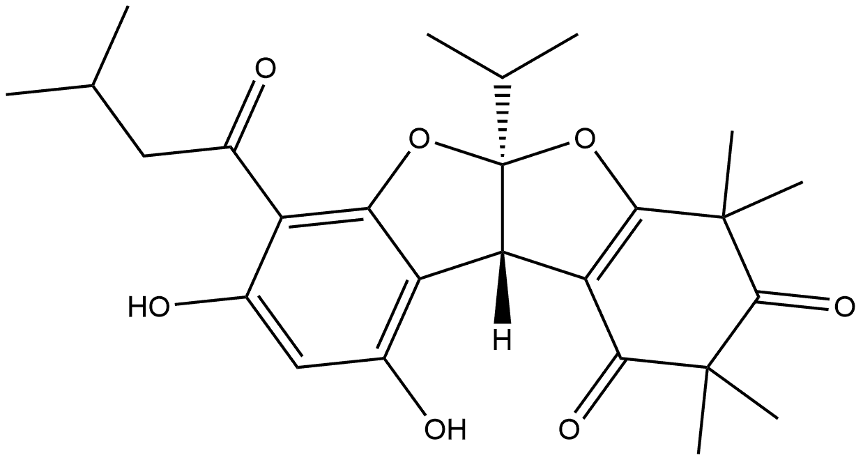 Rhodomyrtosone A Structure