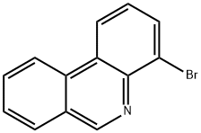 Phenanthridine, 4-bromo- Structure