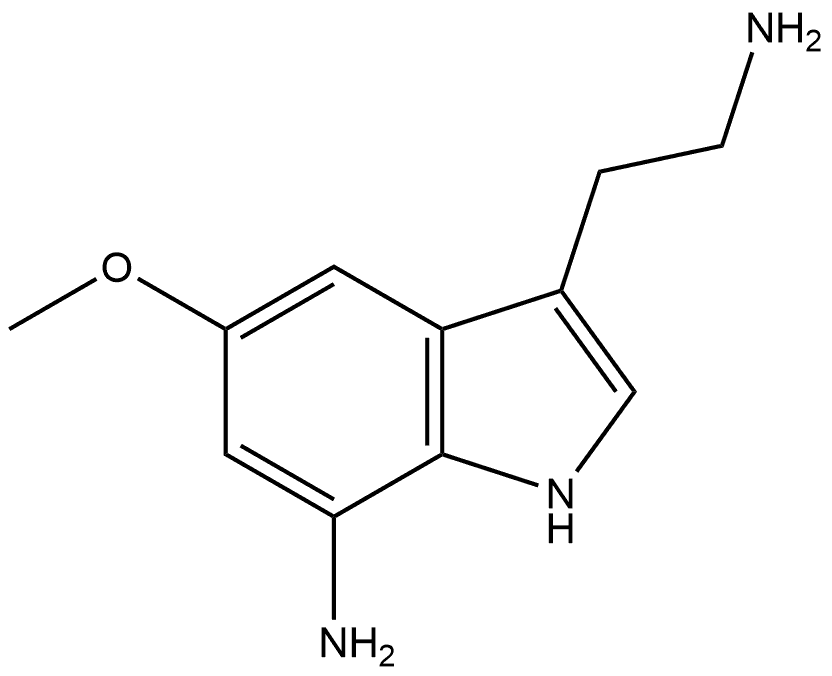 3-(2-AMINOETHYL)-5-METHOXY-1H-INDOL-7-AMINE Structure