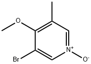 Pyridine, 3-bromo-4-methoxy-5-methyl-, 1-oxide Structure