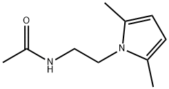 Acetamide, N-[2-(2,5-dimethyl-1H-pyrrol-1-yl)ethyl]- Structure