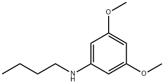 Benzenamine, N-butyl-3,5-dimethoxy- Structure