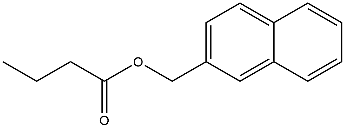 2-Naphthalenylmethyl butanoate Structure