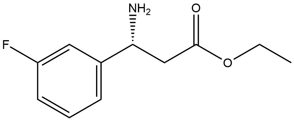 Benzenepropanoic acid, -amino-3-fluoro-, ethyl ester, (R)- Structure