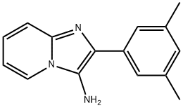 Imidazo[1,2-a]pyridin-3-amine, 2-(3,5-dimethylphenyl)- Structure