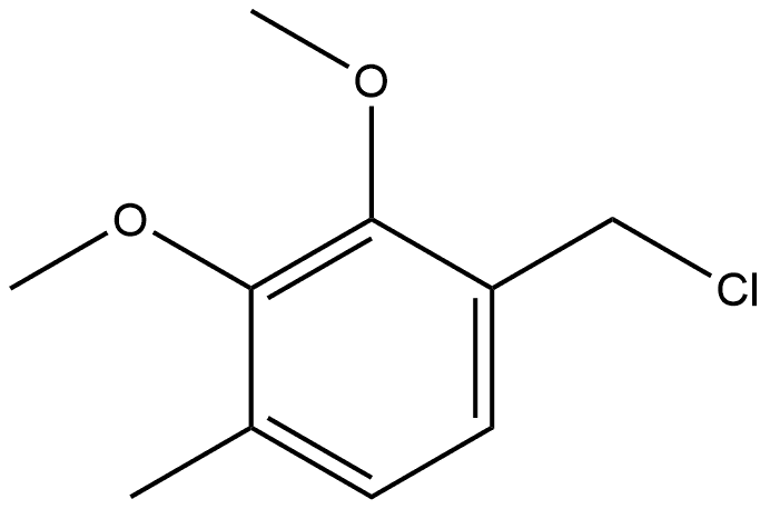 1-(Chloromethyl)-2,3-dimethoxy-4-methylbenzene Structure