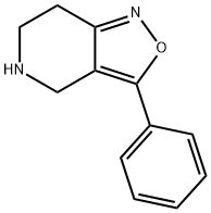 Isoxazolo[4,3-c]pyridine, 4,5,6,7-tetrahydro-3-phenyl- Structure