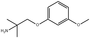 1-(3-methoxyphenoxy)-2-methylpropan-2-amine Structure