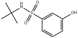 N-(1,1-Dimethylethyl)-3-hydroxybenzenesulfonamide 구조식 이미지