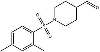 1-(2,4-dimethylbenzenesulfonyl)piperidine-4-carb
aldehyde Structure