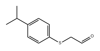 2-((4-Isopropylphenyl)thio)acetaldehyde Structure