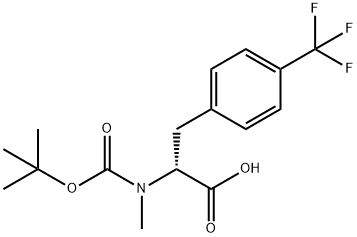 N-[(1,1-Dimethylethoxy)carbonyl]-N-methyl-4-(trifluoromethyl)-D-phenylalanine Structure