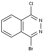 Phthalazine, 1-bromo-4-chloro- Structure