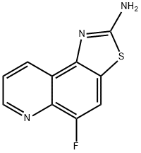 5-fluoro-[1,3]thiazolo[4,5-f]quinolin-2-amine Structure