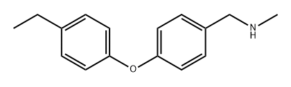 Benzenemethanamine, 4-(4-ethylphenoxy)-N-methyl- Structure