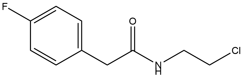 N-(2-Chloroethyl)-4-fluorobenzeneacetamide Structure