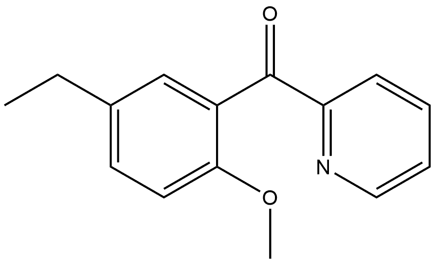 (5-Ethyl-2-methoxyphenyl)-2-pyridinylmethanone Structure