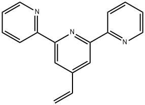 2,2':6',2''-Terpyridine, 4'-ethenyl- Structure